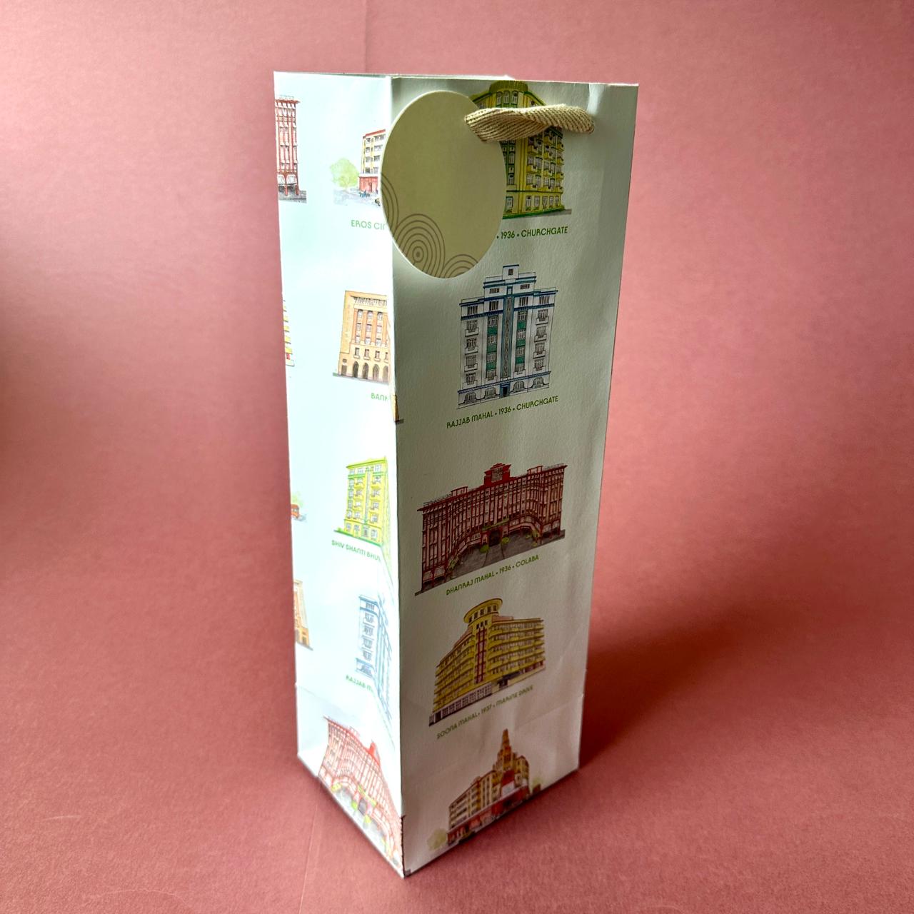 Bombay Deco Bottle Bags with Tissues