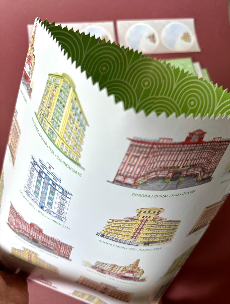 Bombay Deco Gift Envelopes and Stickers Set