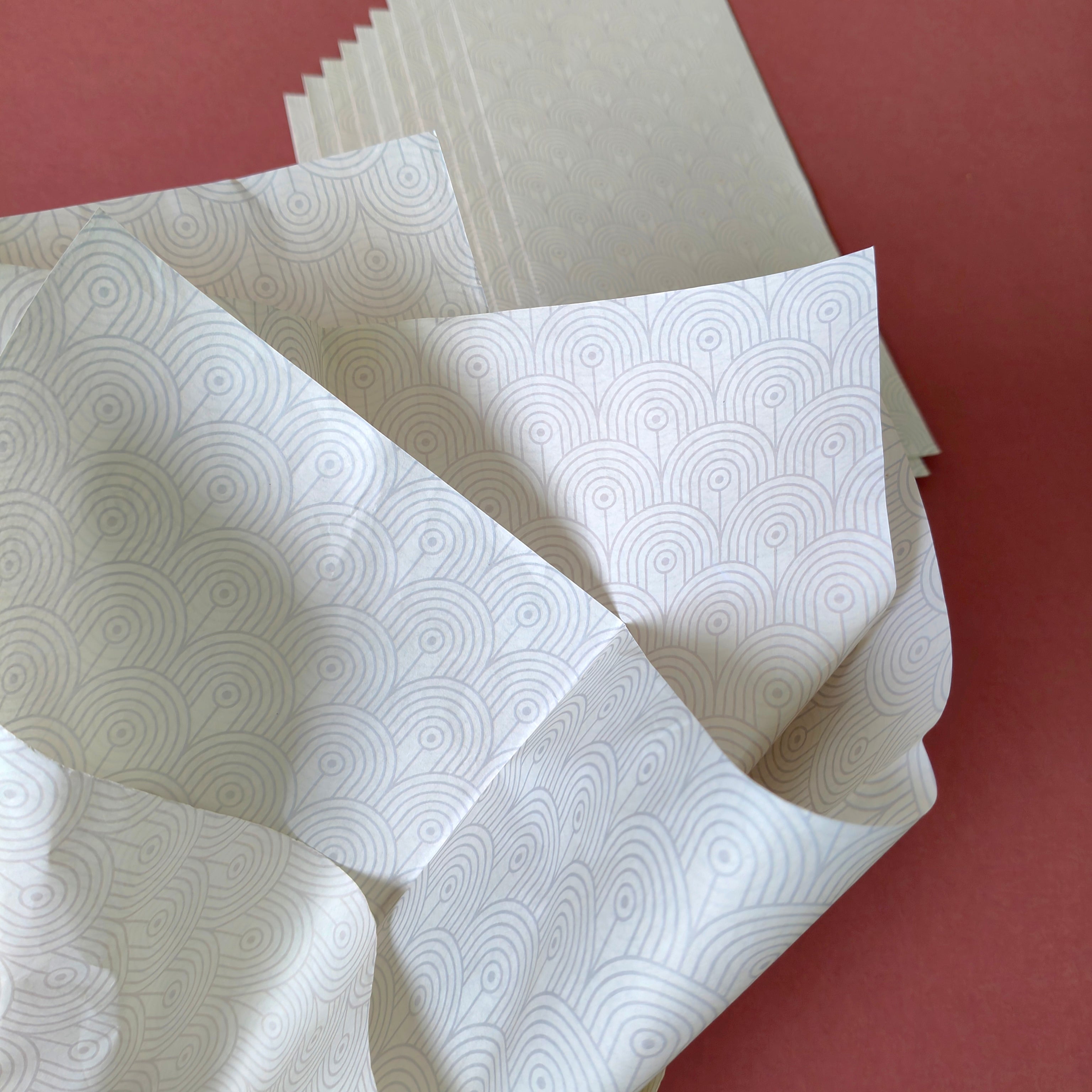 Gilded Era Blue Bottle Bags with Tissues