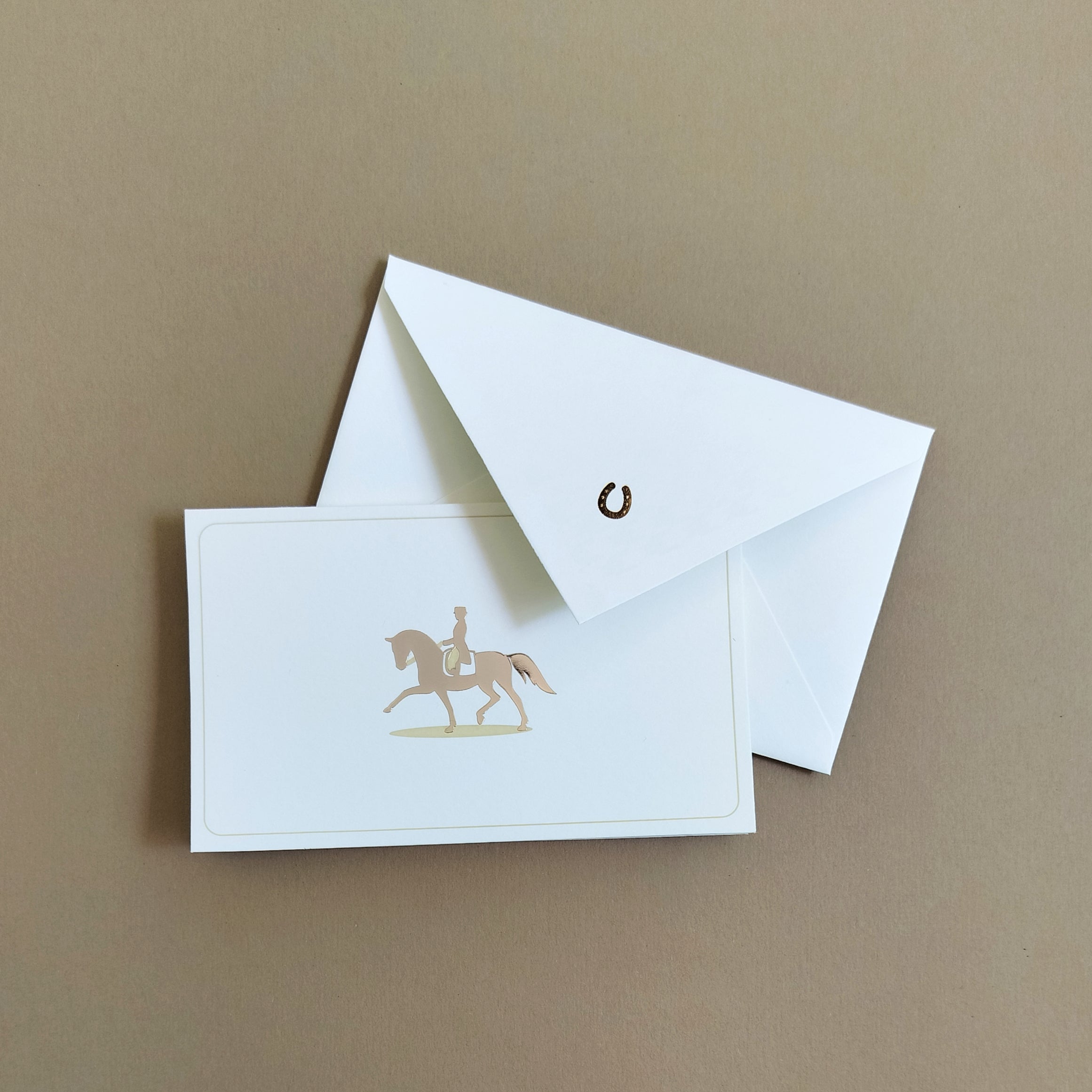 Dressage Horse with Rider