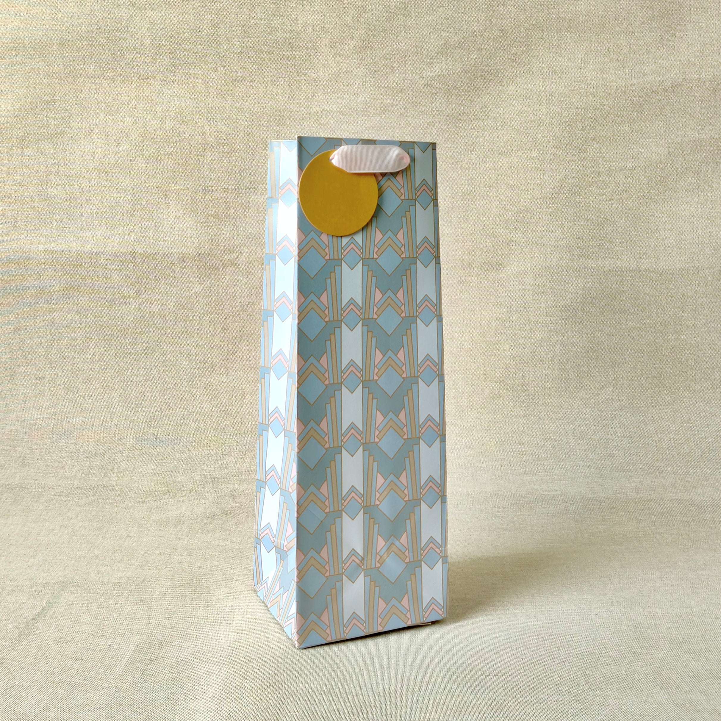 Gilded Era Blue Bottle Bags with Tissues