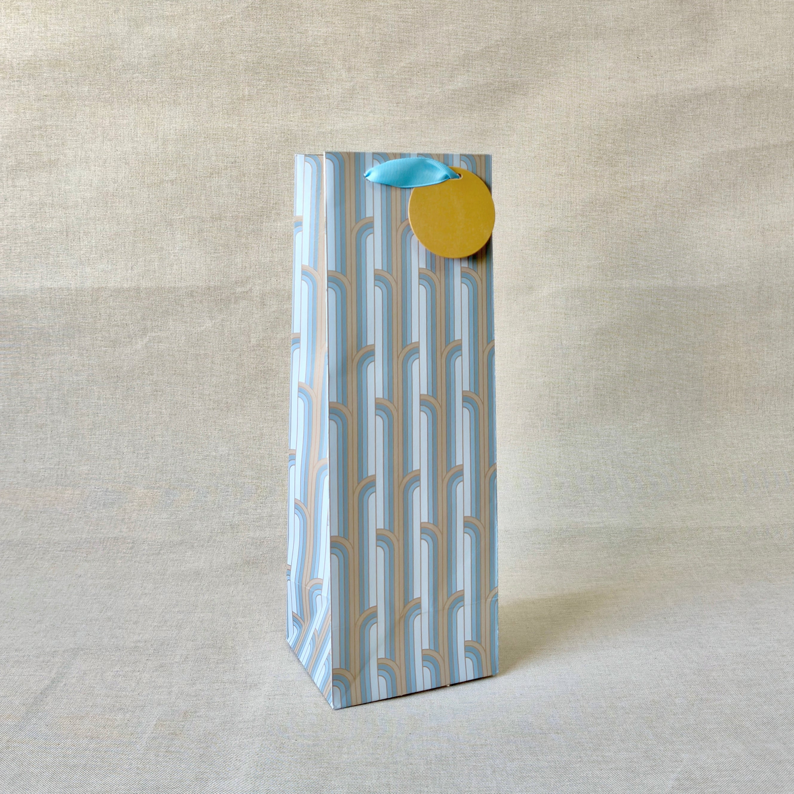 Gilded Era Blue Bottle Bags