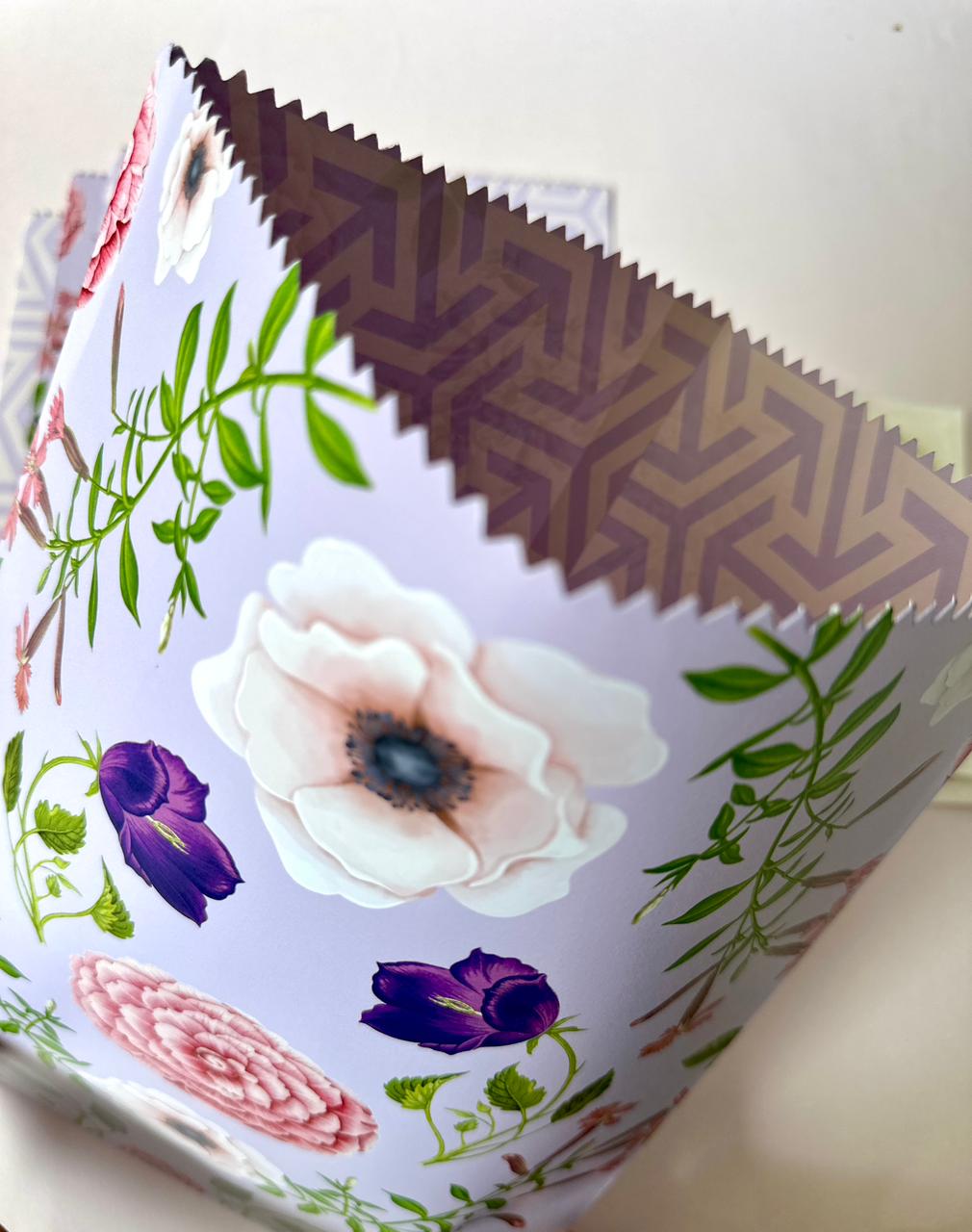 Violet Gift Envelopes and Stickers Set