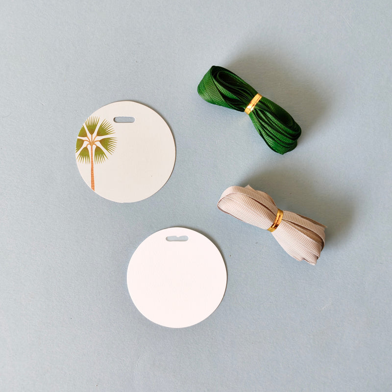 Fan Palm Mini Tags