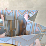 Gilded Era Blue Bottle Bags with Tissues