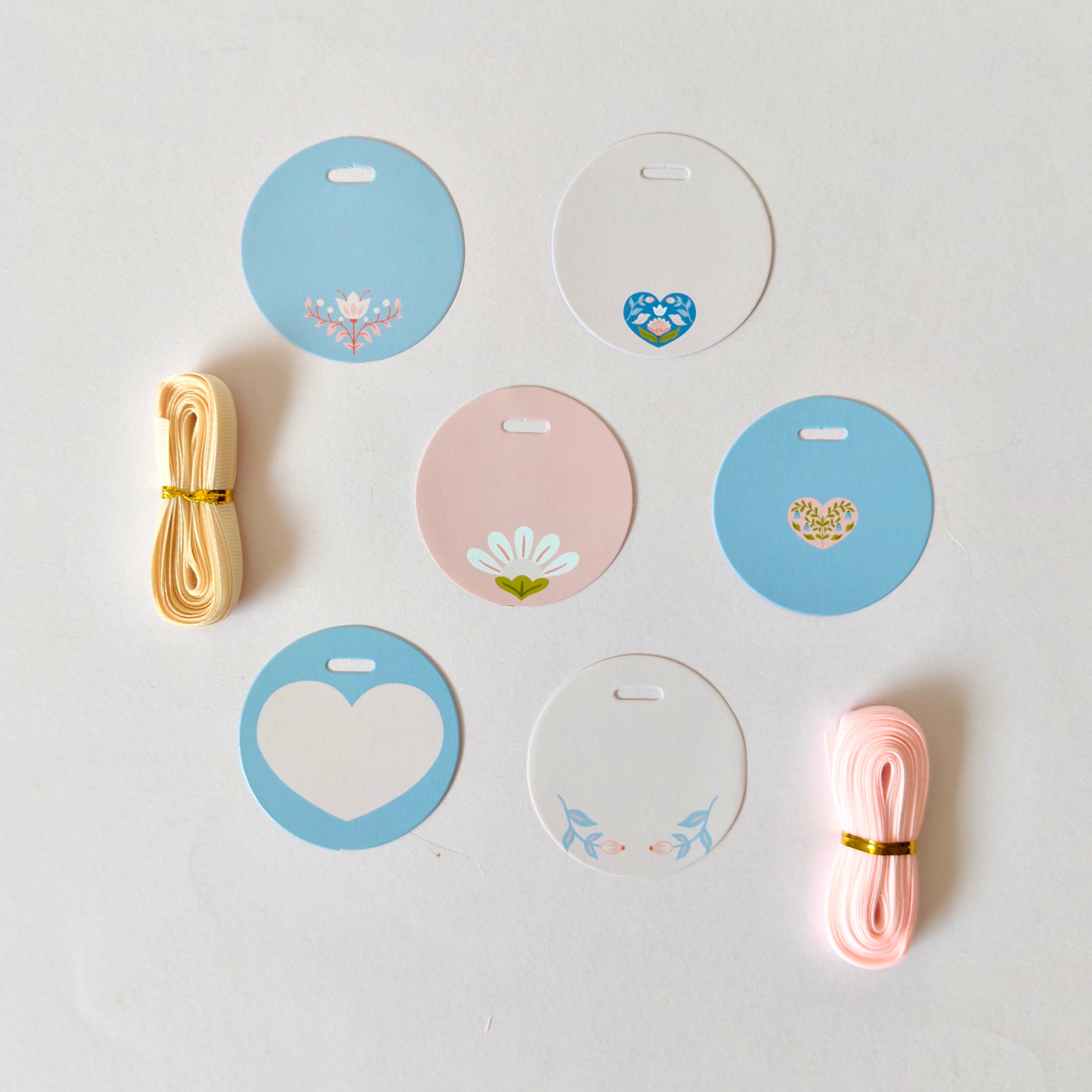Hearts & Ivy Mini Tags