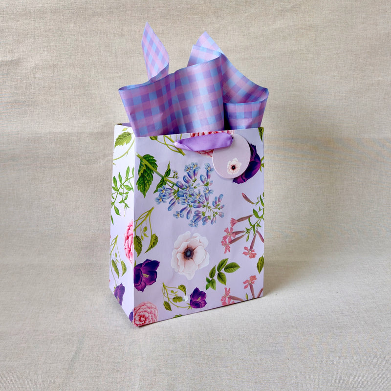 Violet Medium Gift Bags with Tissues