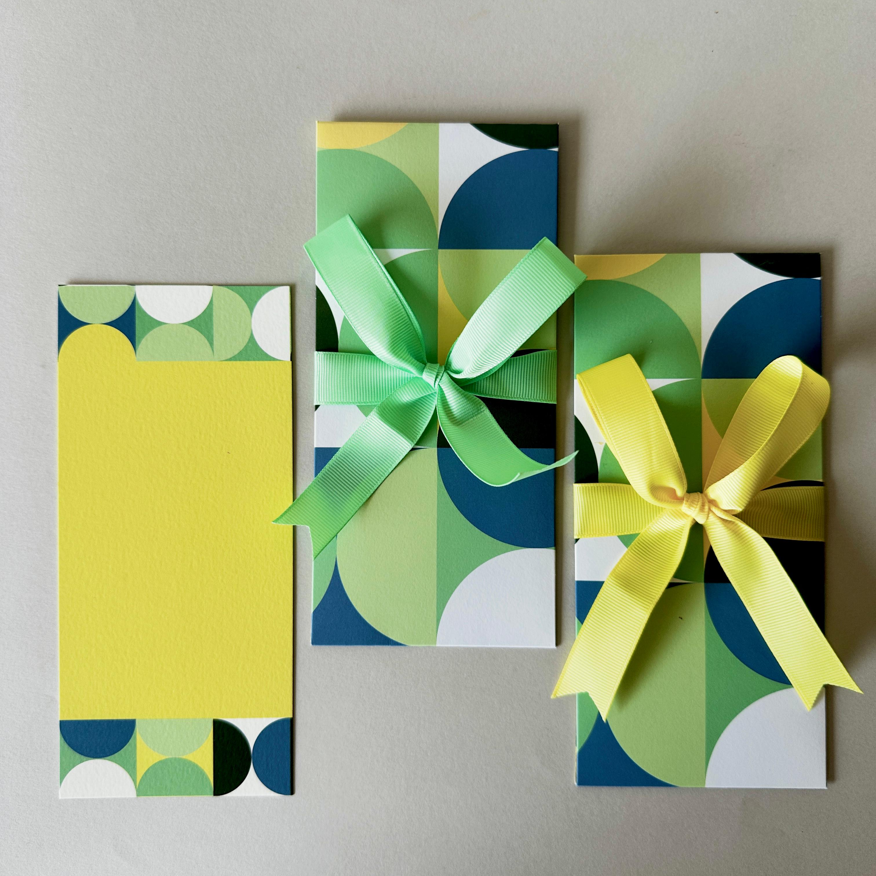 Bauhaus Ribbon Envelopes with Notecards – Paperfields