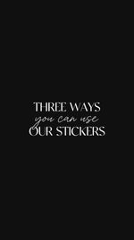 Mor Stickers