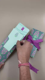Paisley Ribbon Envelopes with Notecards